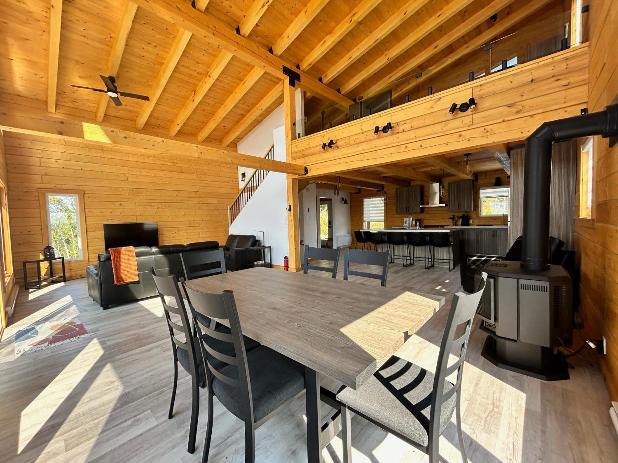 Chalets Domaine Otis Saint-Félix-d'Otis Exteriör bild